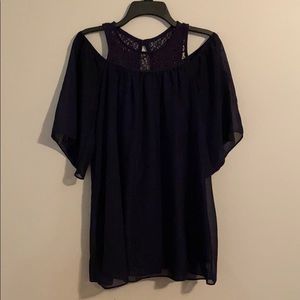Dress-girls size L (14) navy
